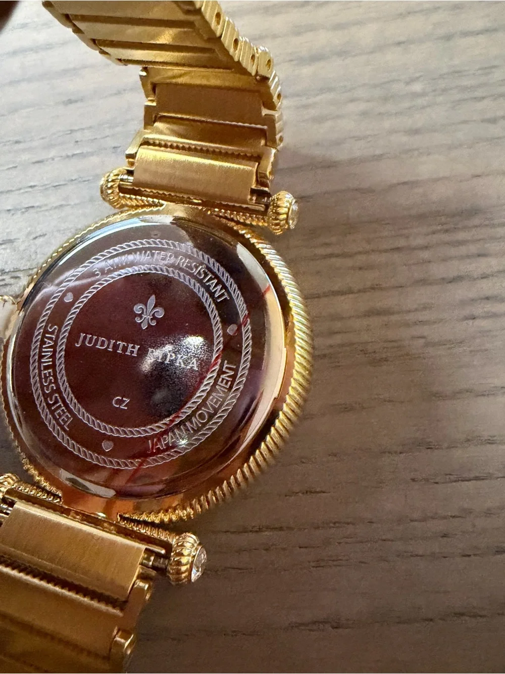 Judith Ripka Goldtone Stainless Steel Avignon Watch with CZ Accents